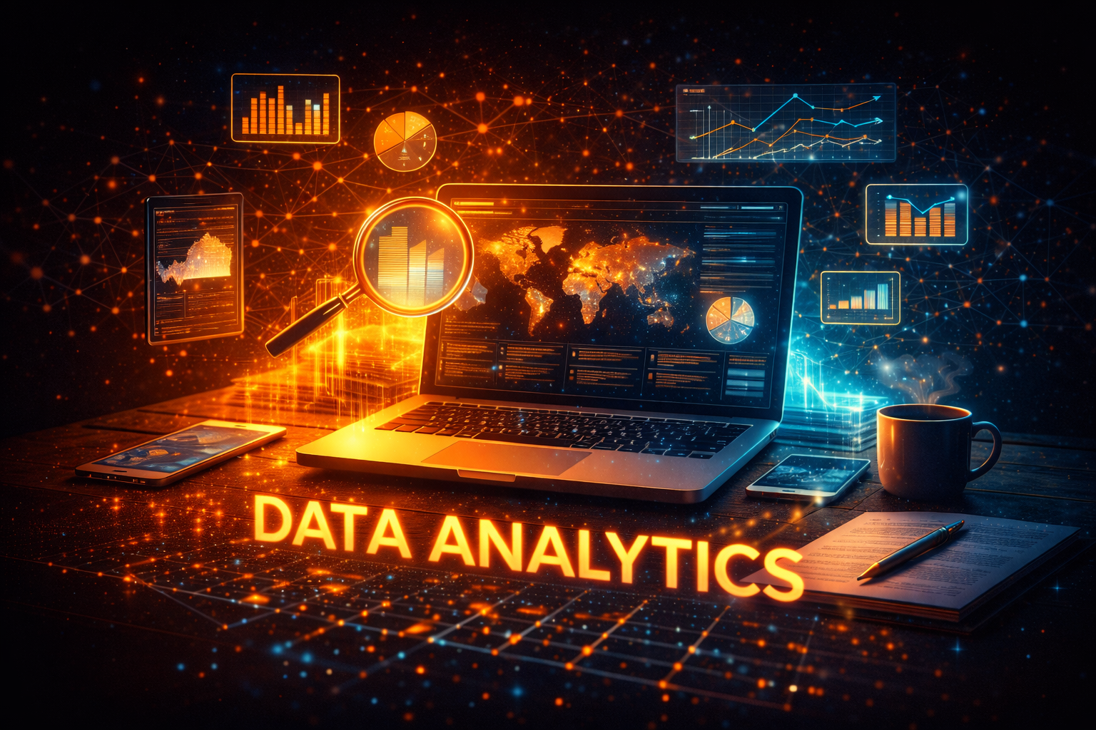 Data analytics artwork view 1